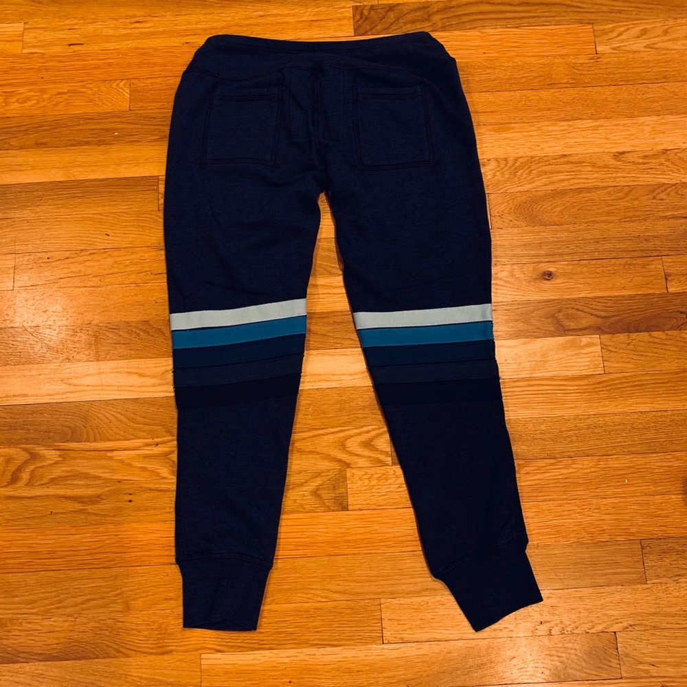 Aviator Nation navy moto sweatpants. NWT